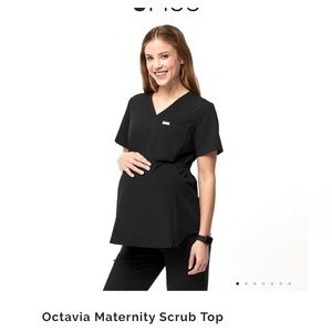 Figs Maternity Scrub Top